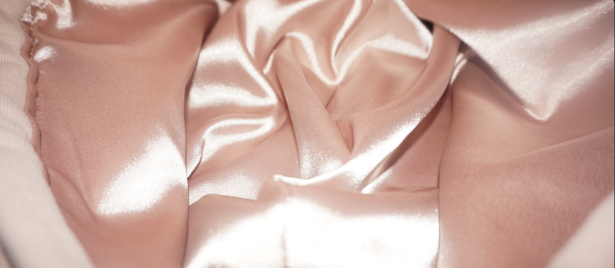 Champagne Satin Hoodie Lotus The Label